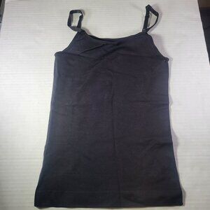 Shapermint Essentials Black All Day Every Day Scoop Neck Cami #62001 Size L